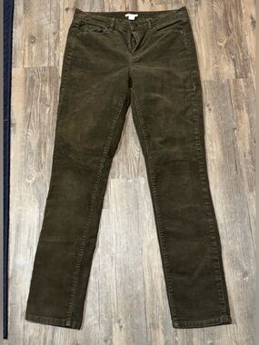 J Crew Skinny Leg Corduroy Pants